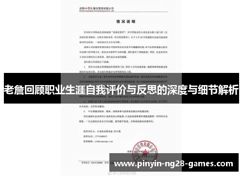 老詹回顾职业生涯自我评价与反思的深度与细节解析